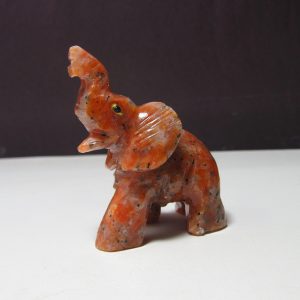 Elefante De Calcita Laranja