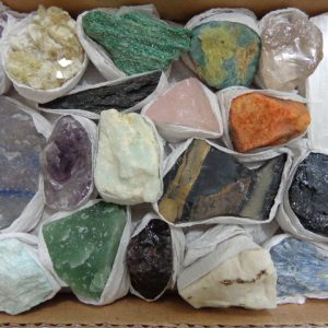 Caixa de Coleção De Pedras Semi Preciosas