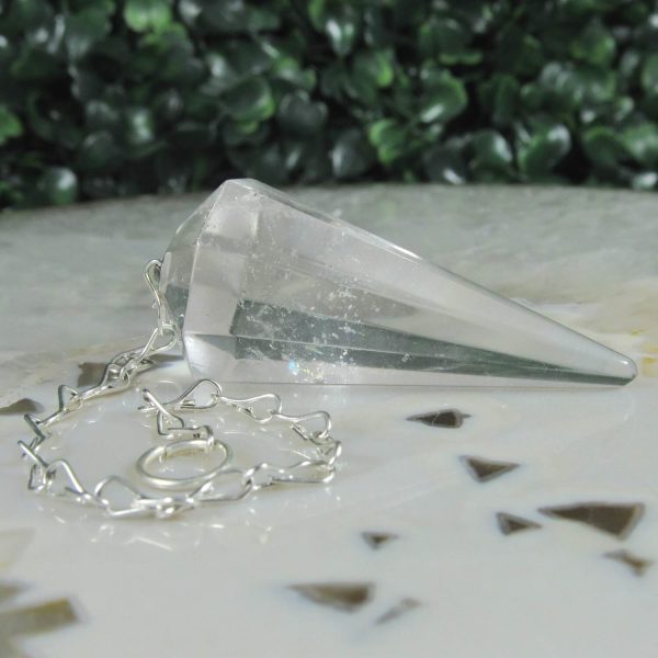 pendulo de quartzo Transparente-Prosperity Minerais