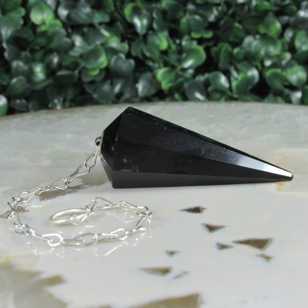 pendulo de Obsidiana-Prosperity Minerais