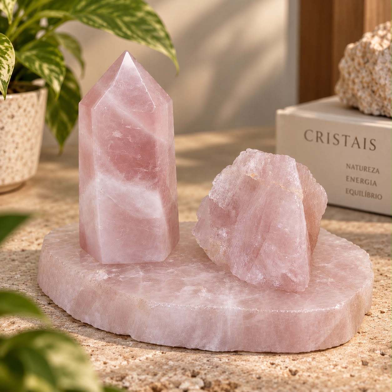 Kit do Amor De Quartzo Rosa Premium - Prosperity Minerais - Imagem 2