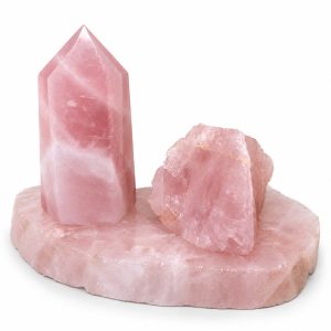 Kit do Amor De Quartzo Rosa Premium - Prosperity Minerais