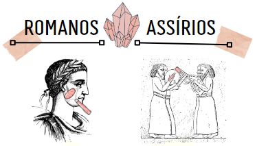 Romanos e Assiríos usando Quartzo Rosa - Prosperity Minerais