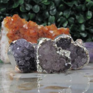 Pingente de Drusa de Ametista - Prosperity Minerais