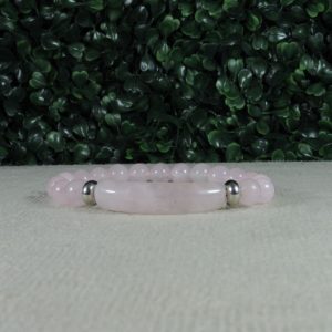 Pulseira de Quartzo Rosa