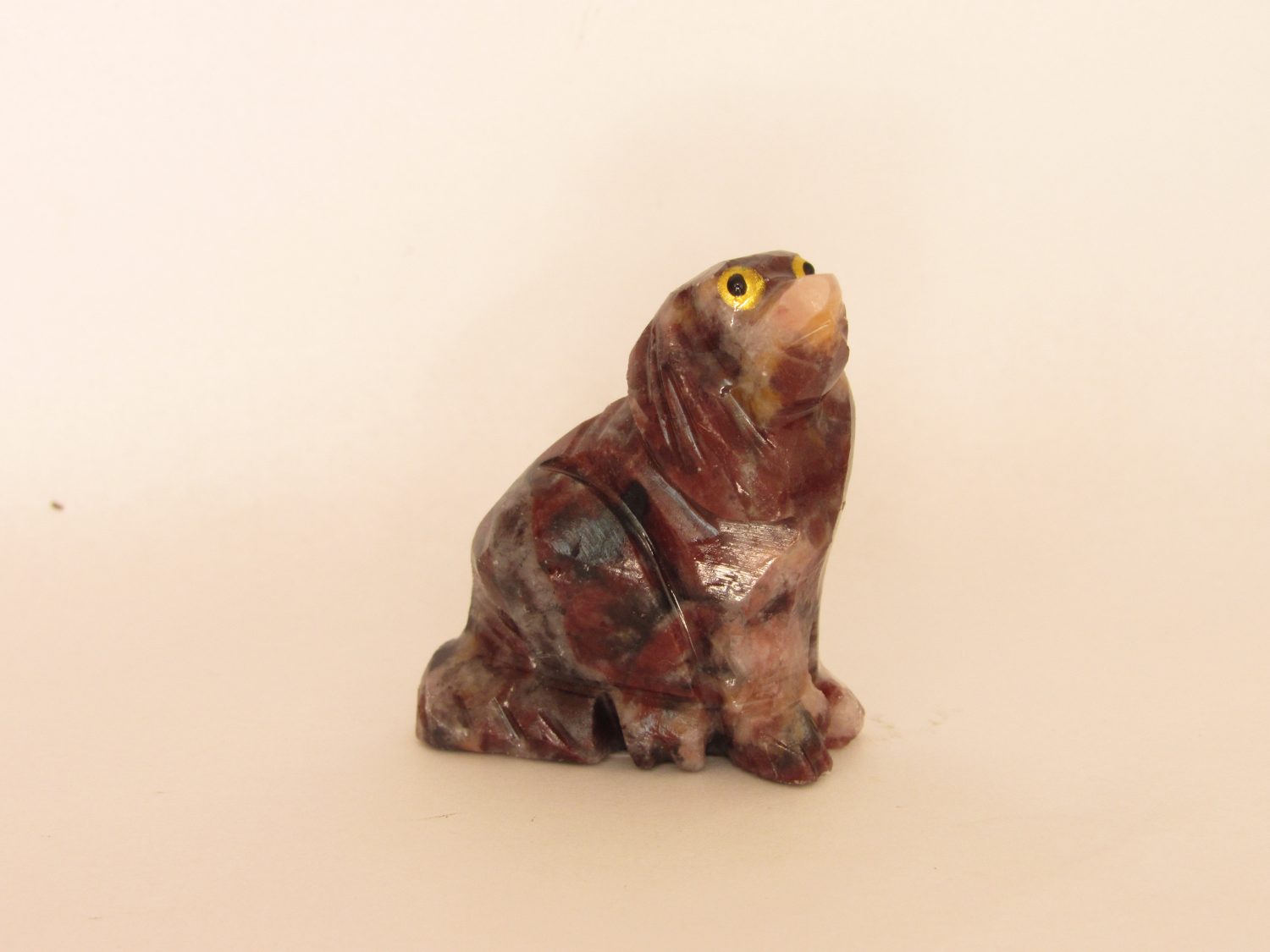 CACHORRO LAPIDADA DE MAGNESITA - Imagem 5