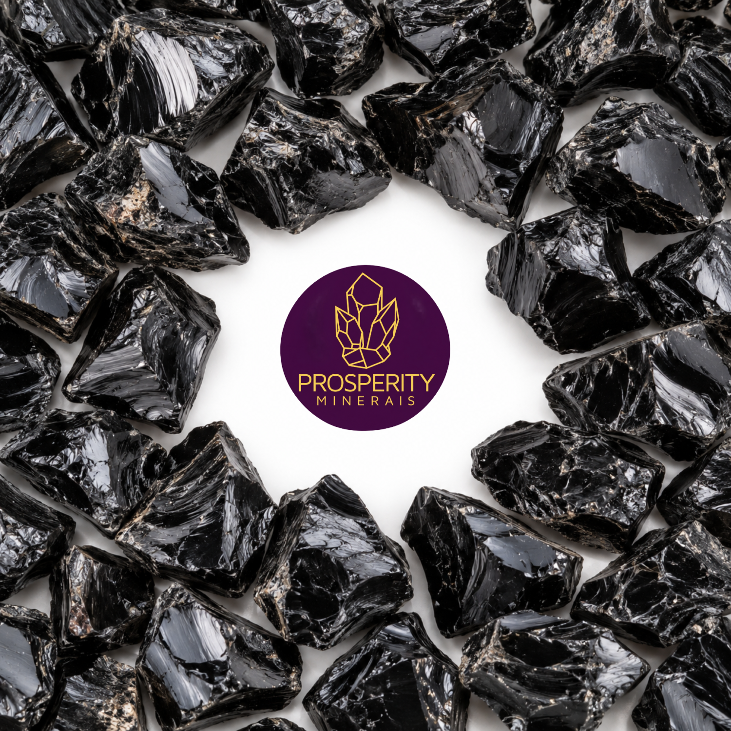 Obsidiana Natural Bruta - Unidade