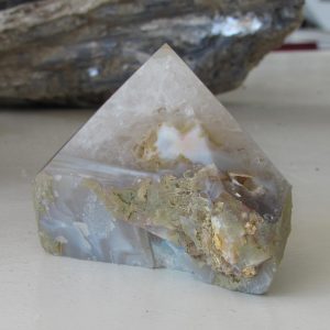 Ponta de Ágata Natural - Prosperity Minerais