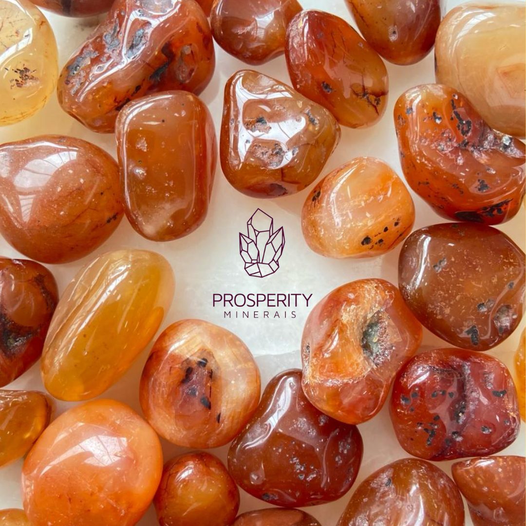 Cornalina Rolada uma unidade - Prosperity Minerais