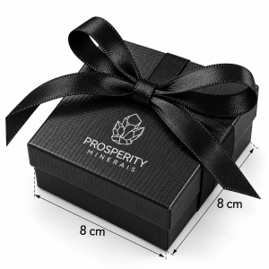 Caixinha Black Prosperity Minerais 8x8CM