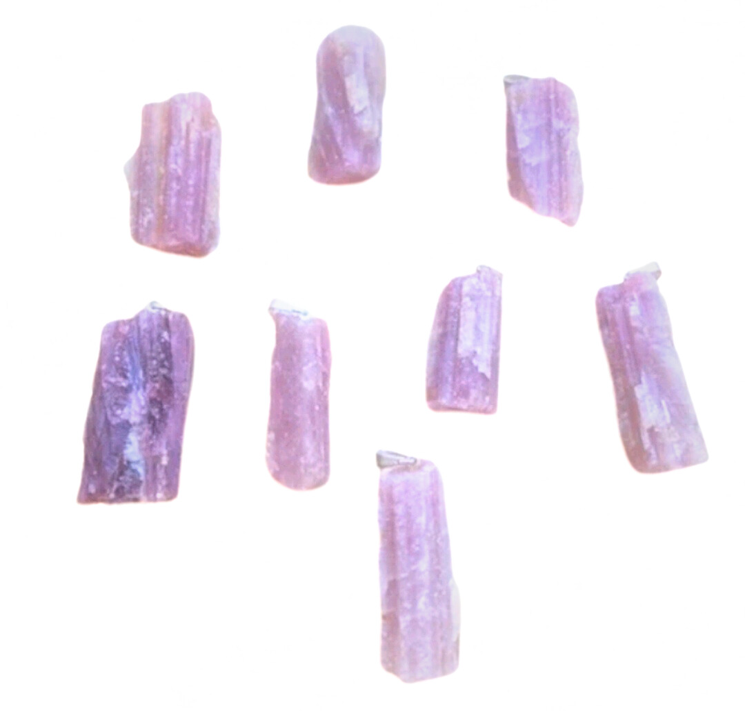 Pingente de Turmalina Rosa Natural Bruta - Imagem 5