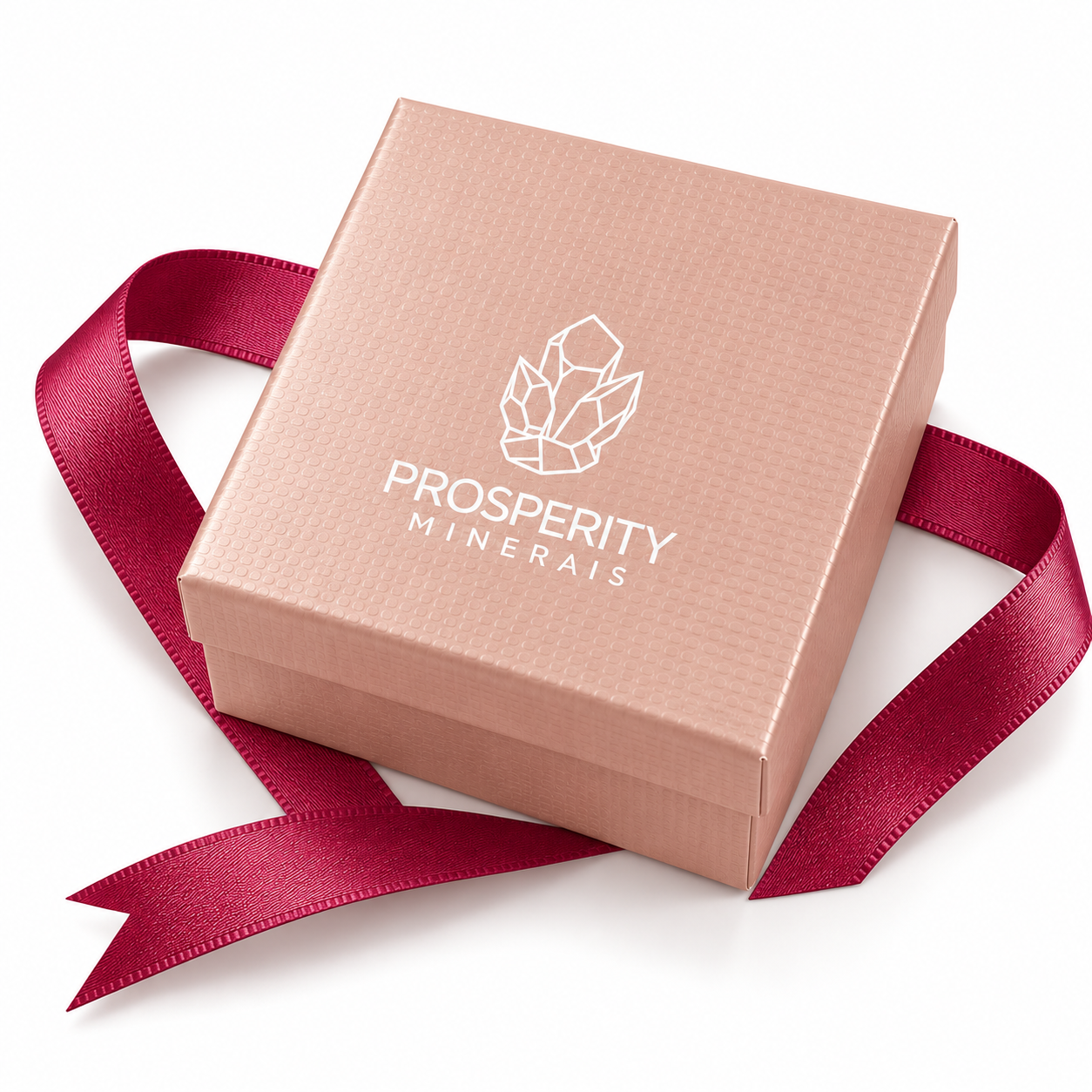 Caixinha Nude Rosé Prosperity Minerais 8x8CM - Imagem 2