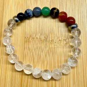 Pulseira 7 Chakras De Cristal