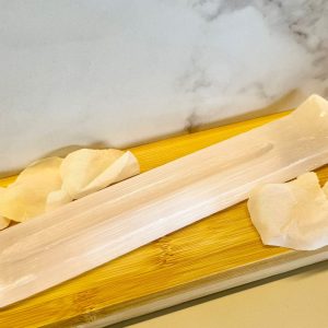 Incensário De Selenita Branca