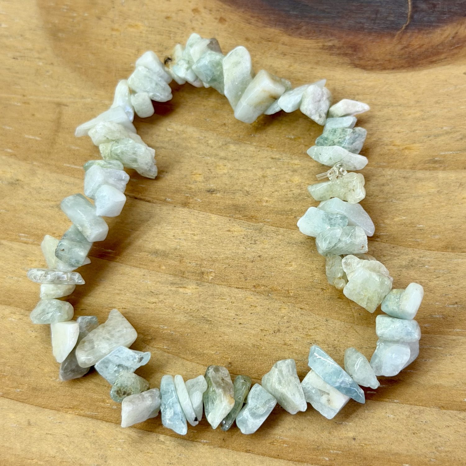 Pulseira De Água Marinha Cascalho - Imagem 4