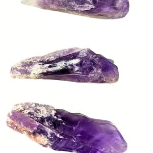 3 Bastões Ametista Pedra Bruta Natural