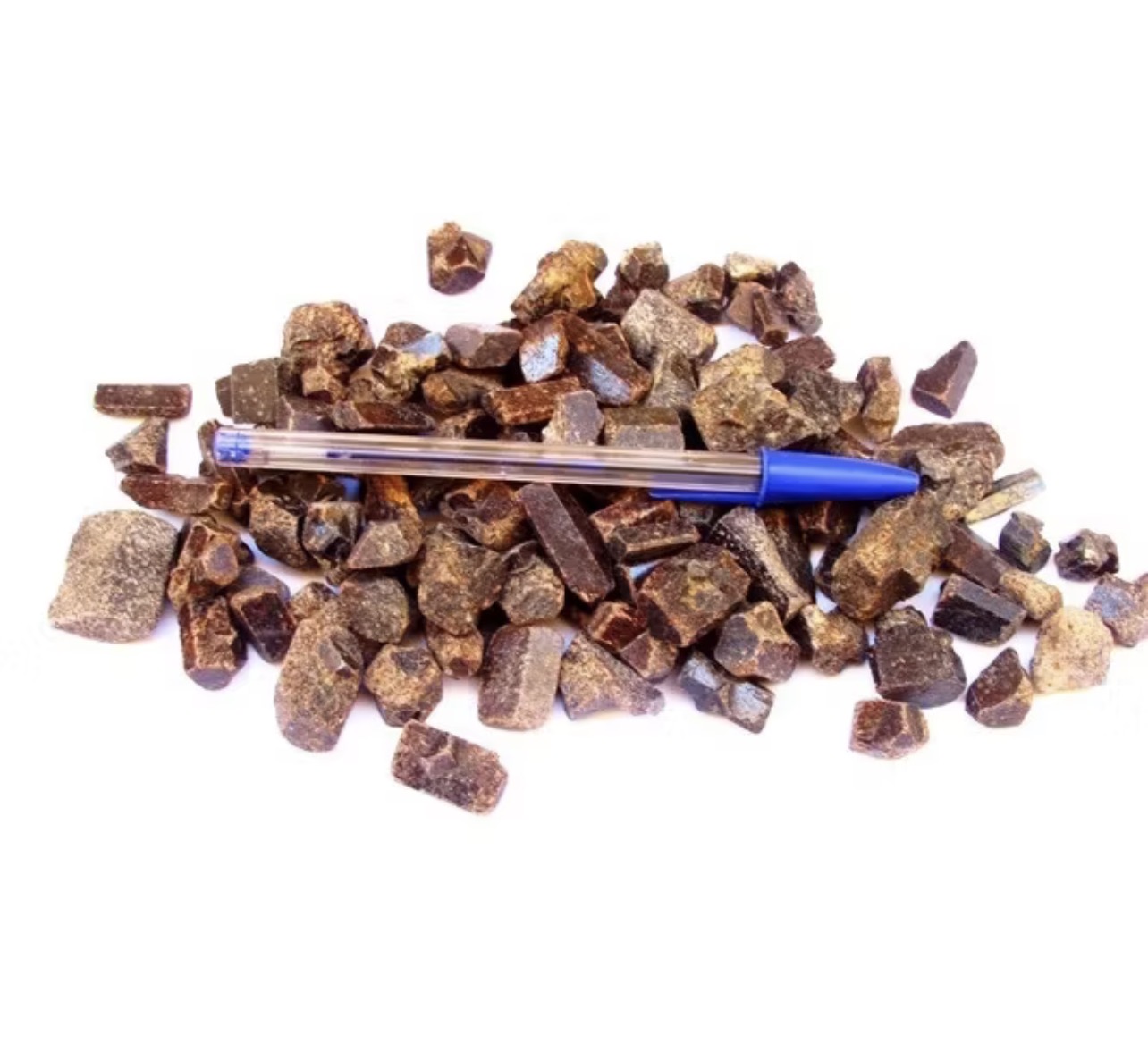 3 Un Estaurolita Pedra Natural Bruta Prosperity Minerais - Imagem 2