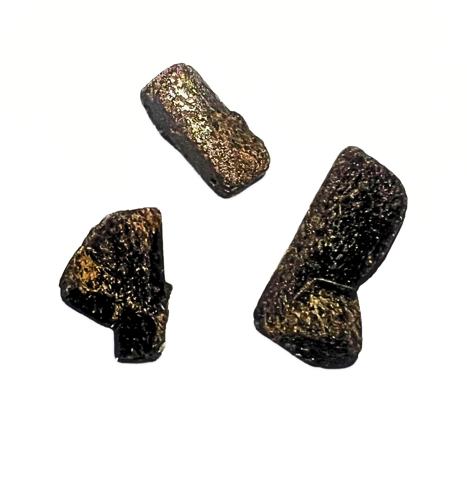 3 Un Estaurolita Pedra Natural Bruta Prosperity Minerais