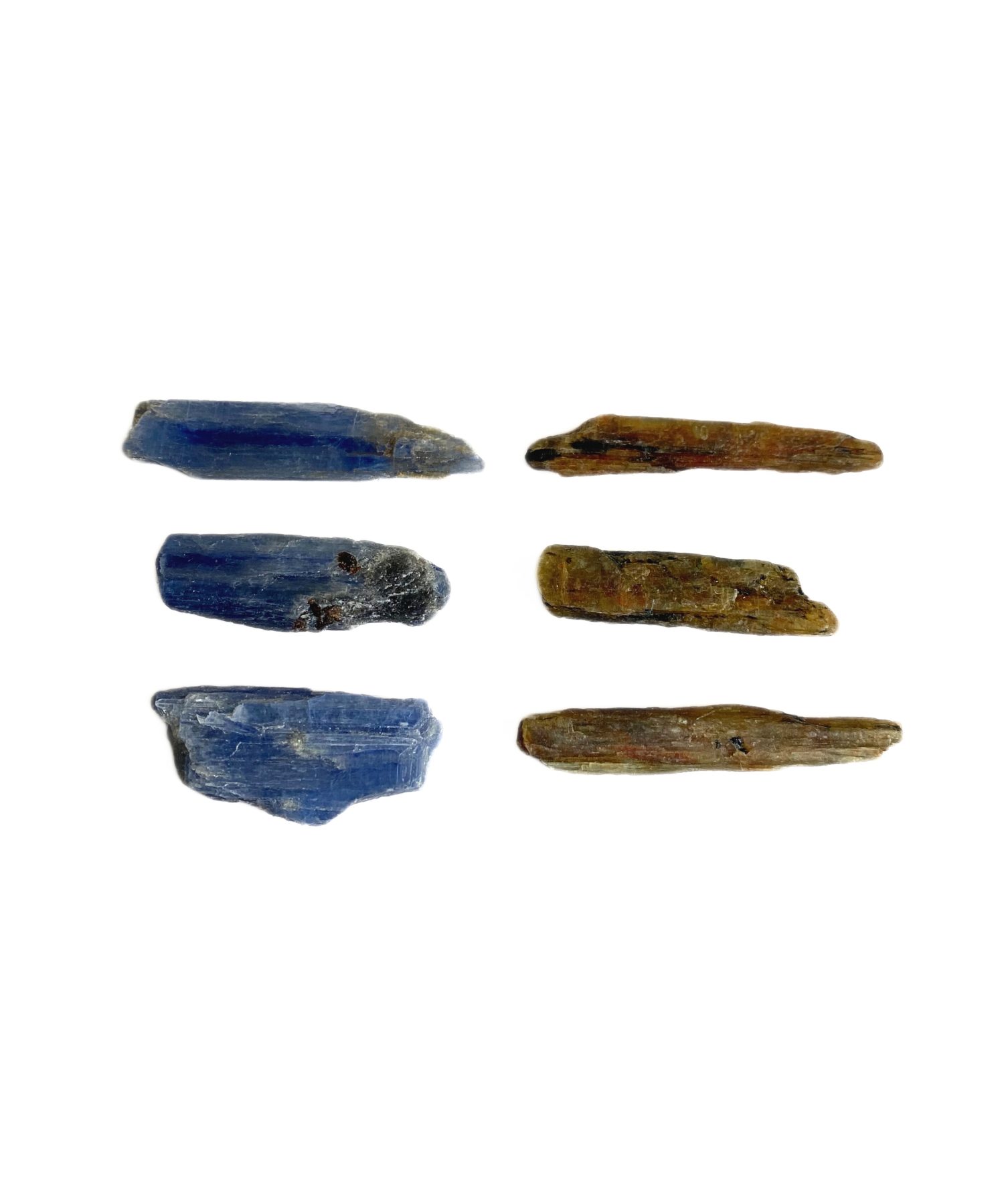 Kit 3 Bastões Cianita Azul e 3 Cianita Laranja - Imagem 4