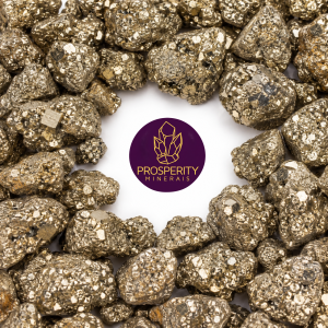 Drusa de Pirita Natural Premium Pedra Bruta - Unidade