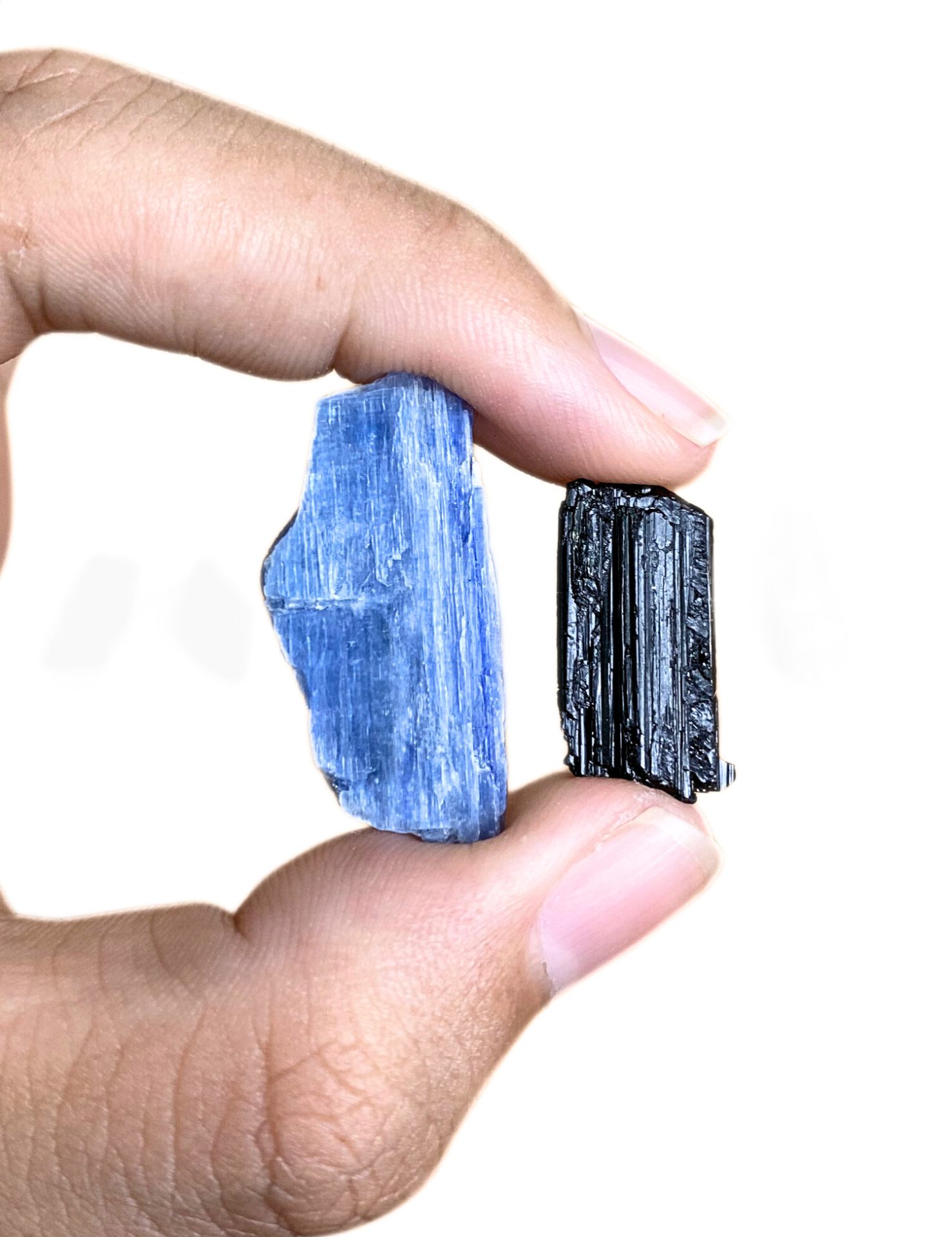 Kit 3 Bastões Cianita Azul e 3 Turmalina Negra - Imagem 3