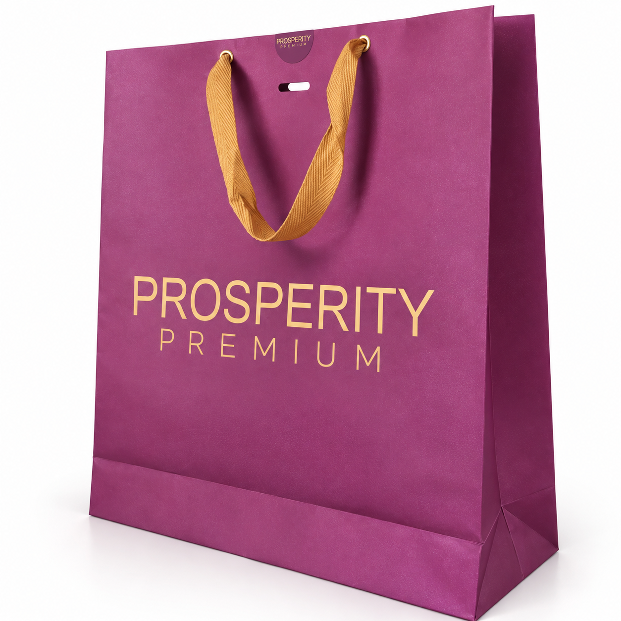 Sacola de Papel Premium Prosperity – 35 × 44 cm