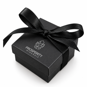 Mini Caixinha Black Prosperity Minerais 5x5CM