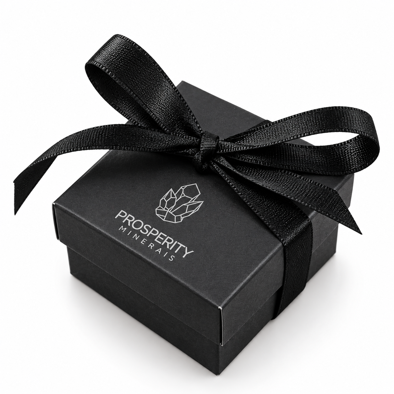 Mini Caixinha Black Prosperity Minerais 5x5CM