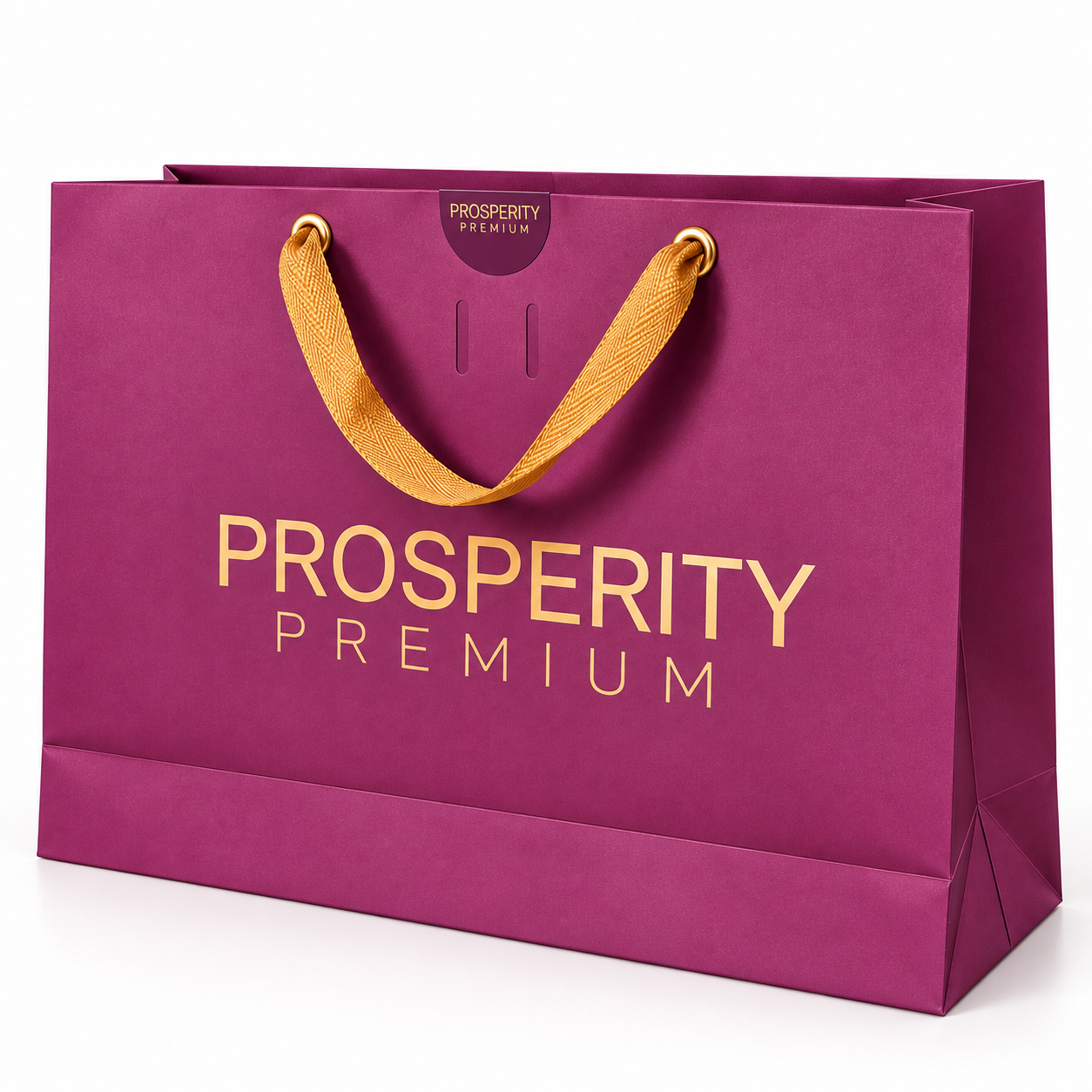 Sacola de Papel Premium Prosperity – 34 × 23 cm