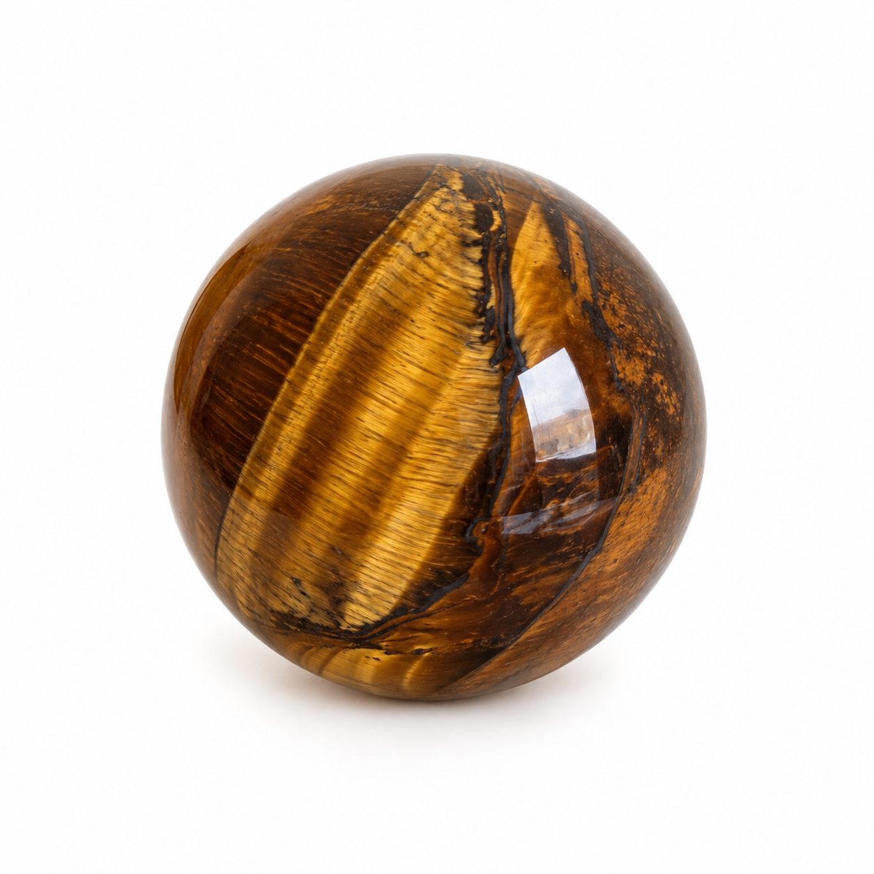 Esfera De Olho De Tigre Natural Alta Qualidade