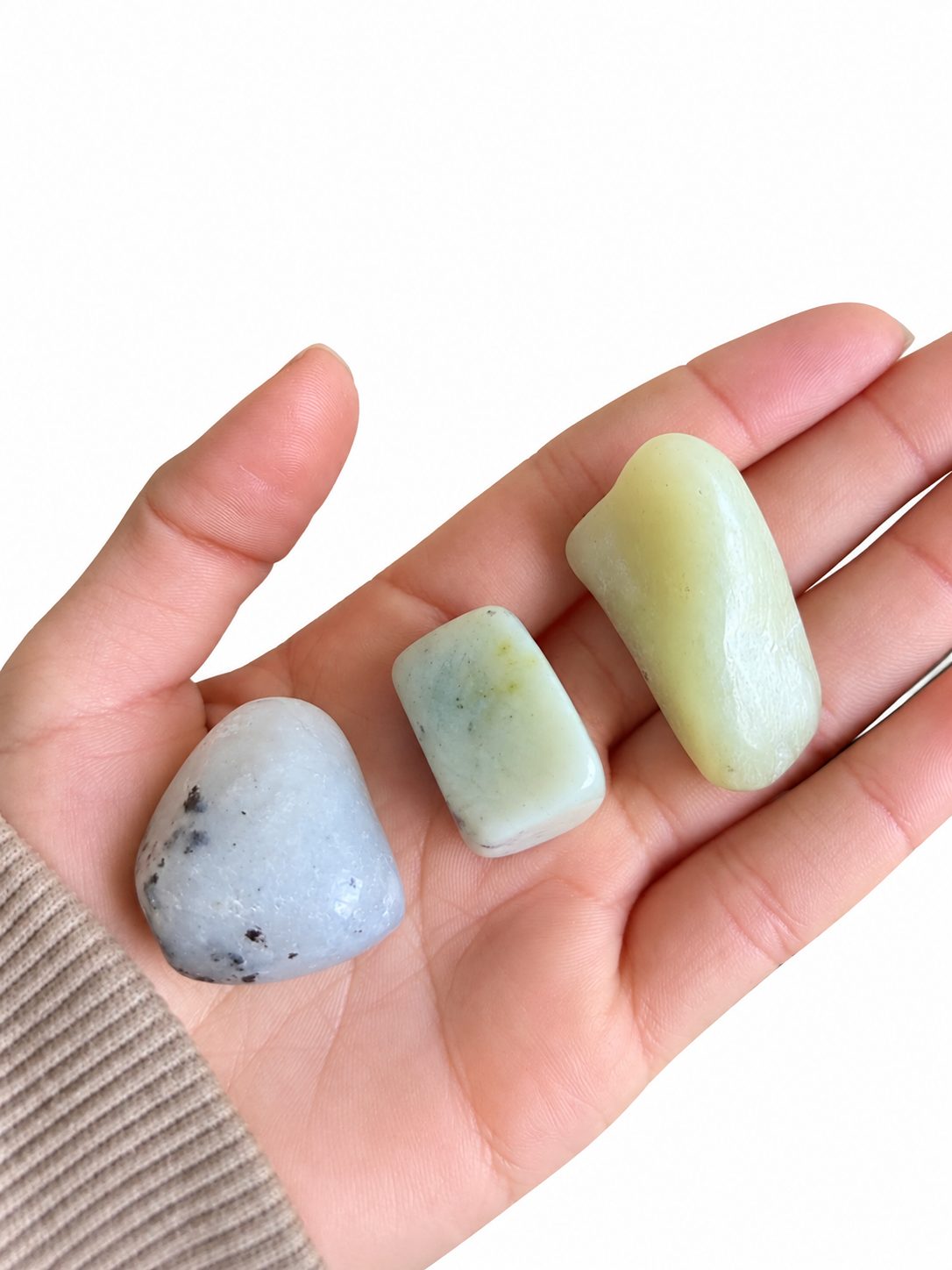 Jade Verde Natural Polida De Alta Qualidade 100% Natural - Imagem 3