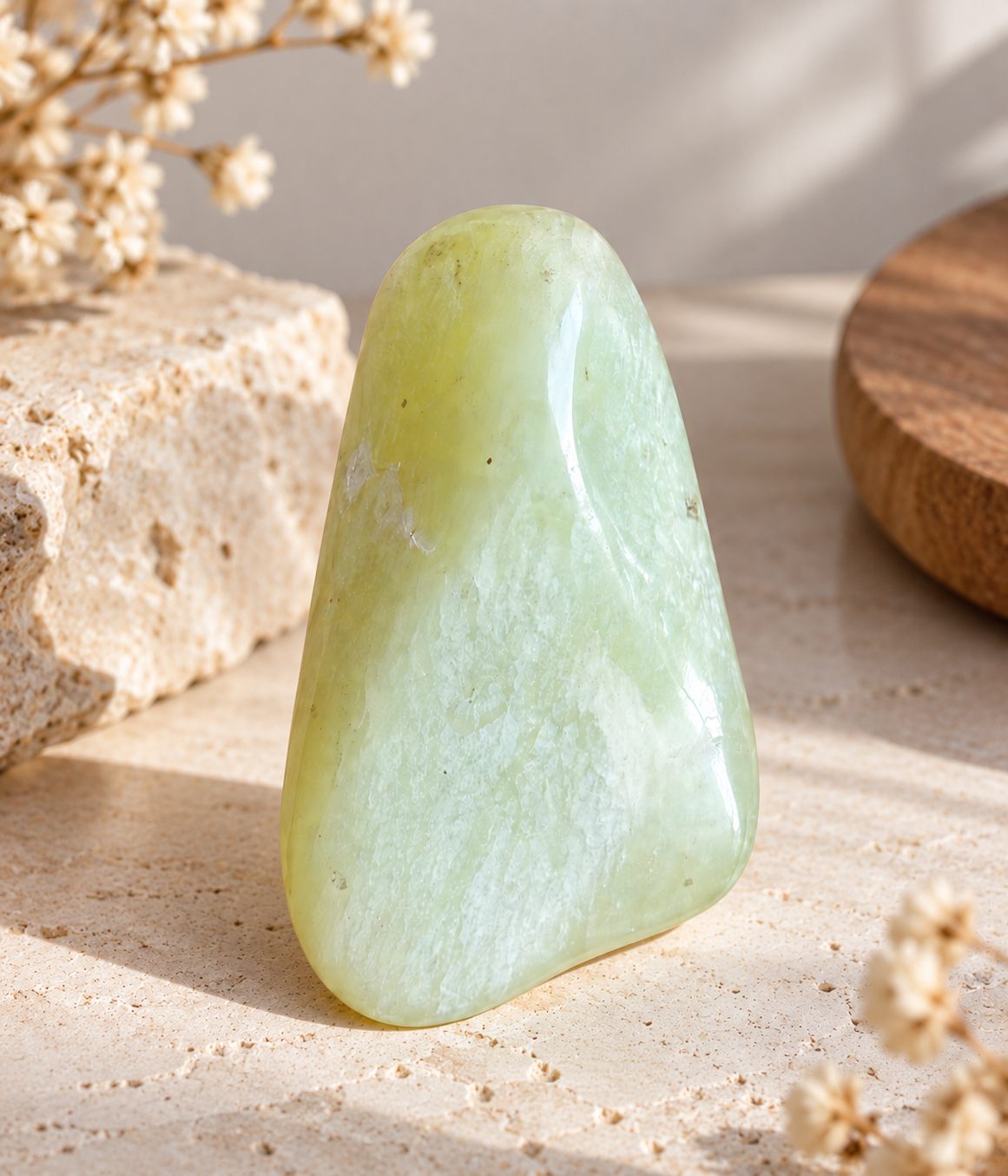 Jade Verde Natural Polida De Alta Qualidade 100% Natural - Imagem 4