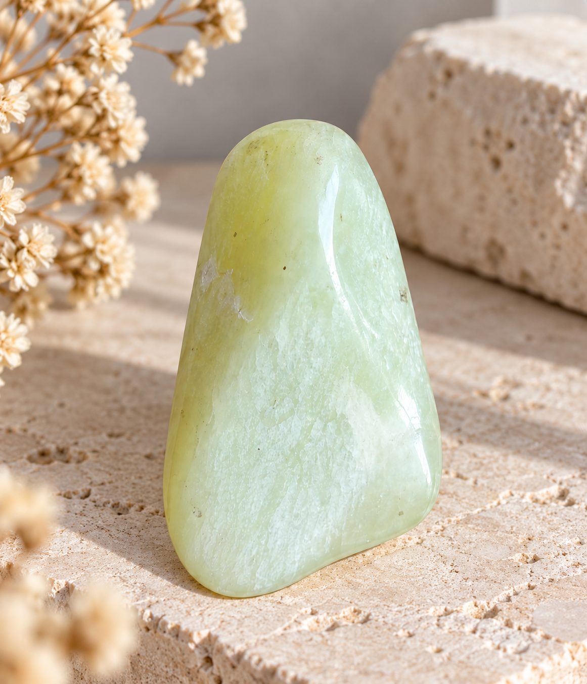 Jade Verde Natural Polida De Alta Qualidade 100% Natural - Imagem 2
