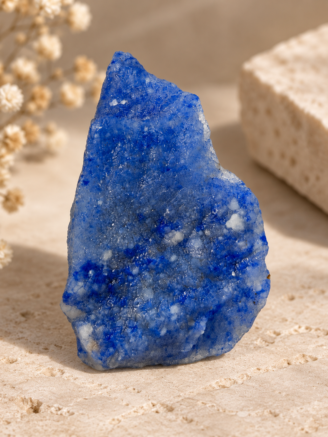 Quartzo Azul Pedra Bruta Natural-1 Unidade - Imagem 2