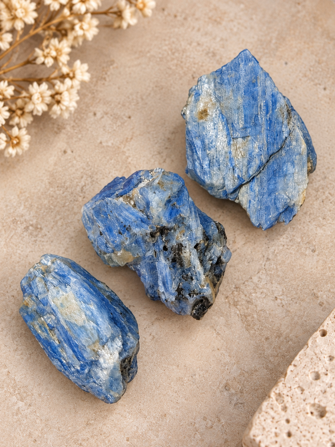 Drusa De Cianita Azul Bruta-1 Unidade - Imagem 3
