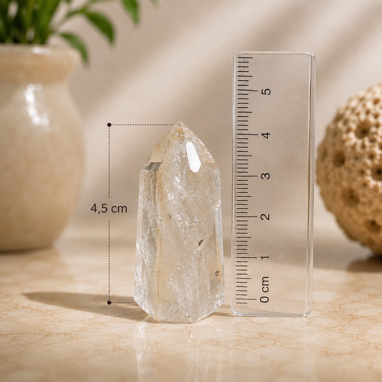 Ponta de Cristal com Hematoide Natural - Imagem 2