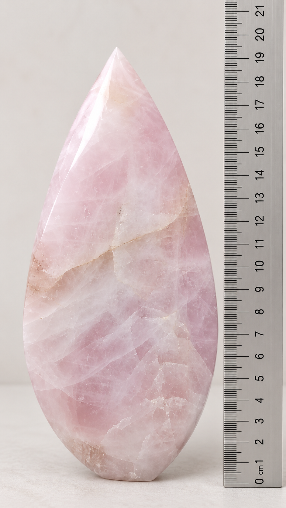 Ponta De Quartzo Rosa Natural - Imagem 4