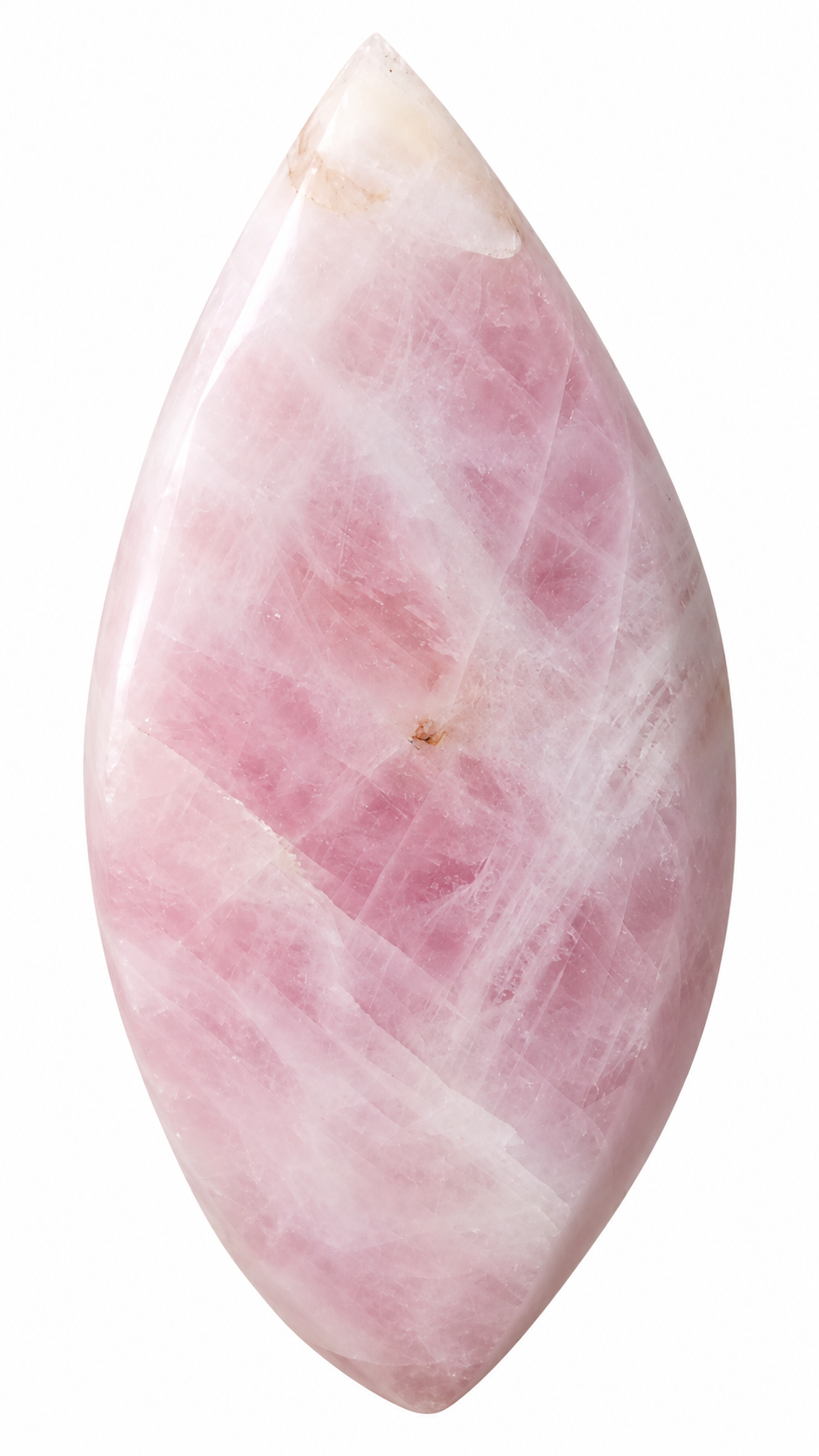 Ponta De Quartzo Rosa Natural Alta Qualidade - Peça Única