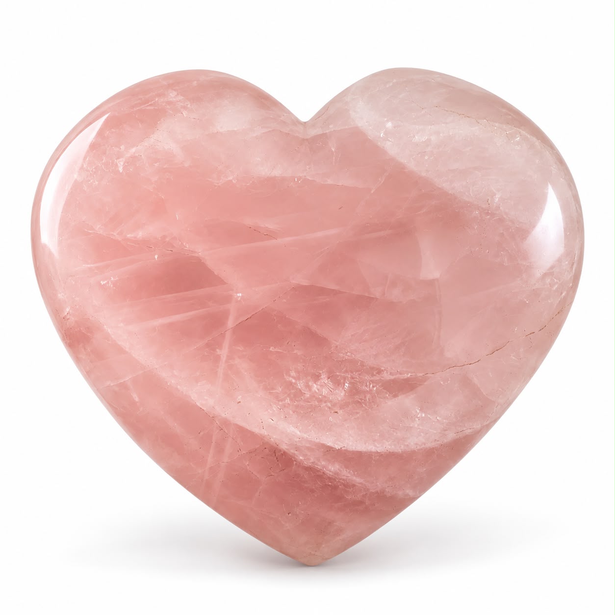 CORAÇÃO GIGANTE DE QUARTZO ROSA – PEÇA ÚNICA