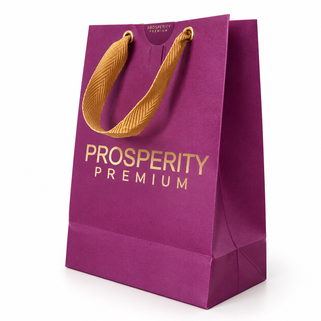 Sacola de Papel Premium Prosperity – 15 × 22 cm